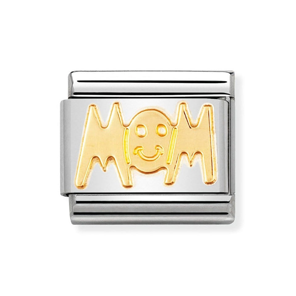 Nomination CLASSIC Gold 'MOM' Charm