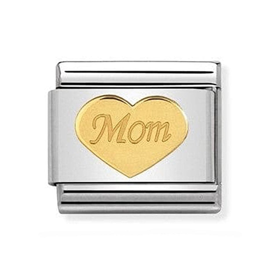 Nomination CLASSIC Gold Mom Heart Charm