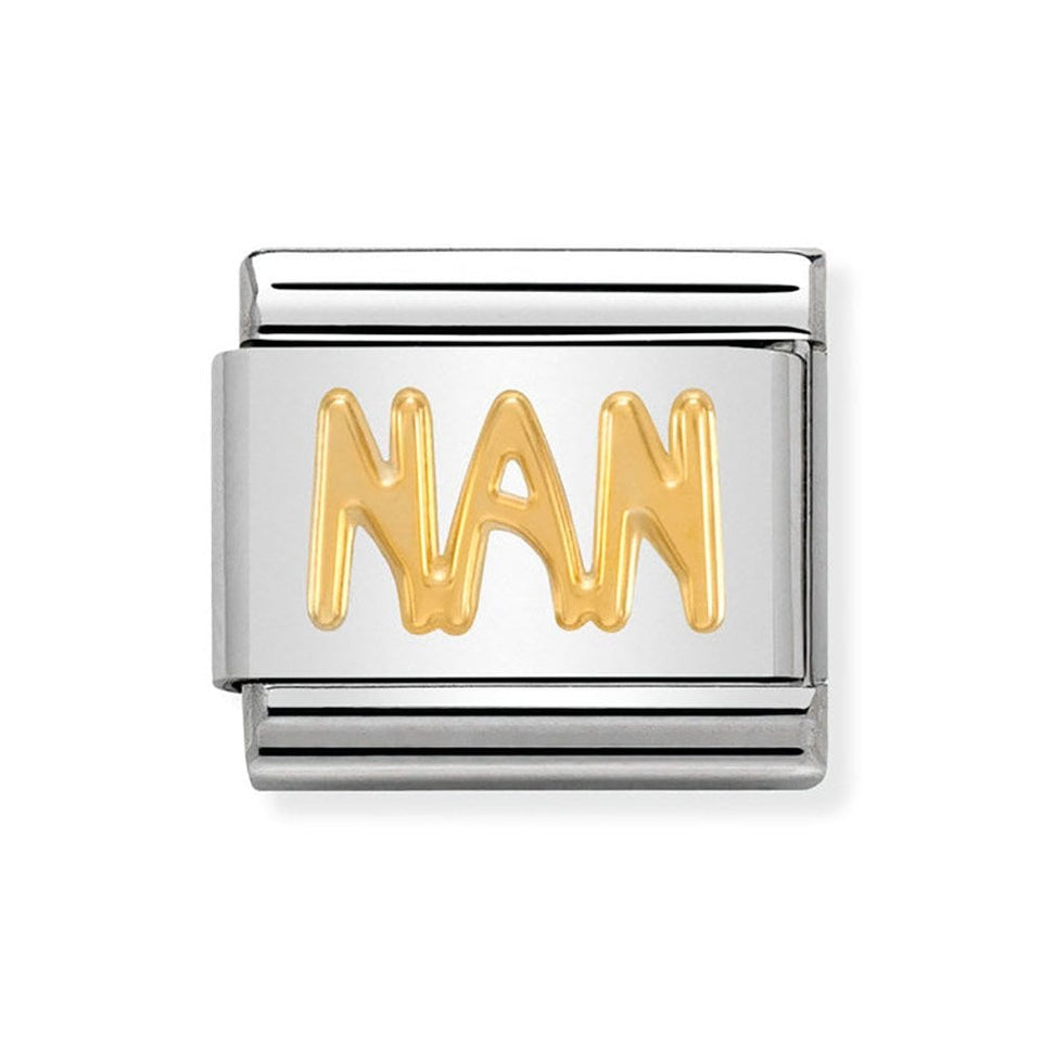 Nomination CLASSIC Gold 'NAN' Charm