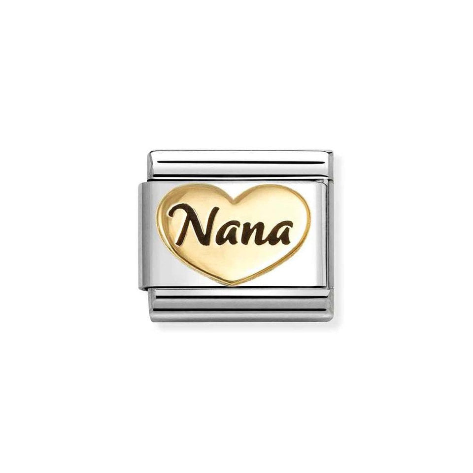 Nomination CLASSIC Gold Nana Heart Charm