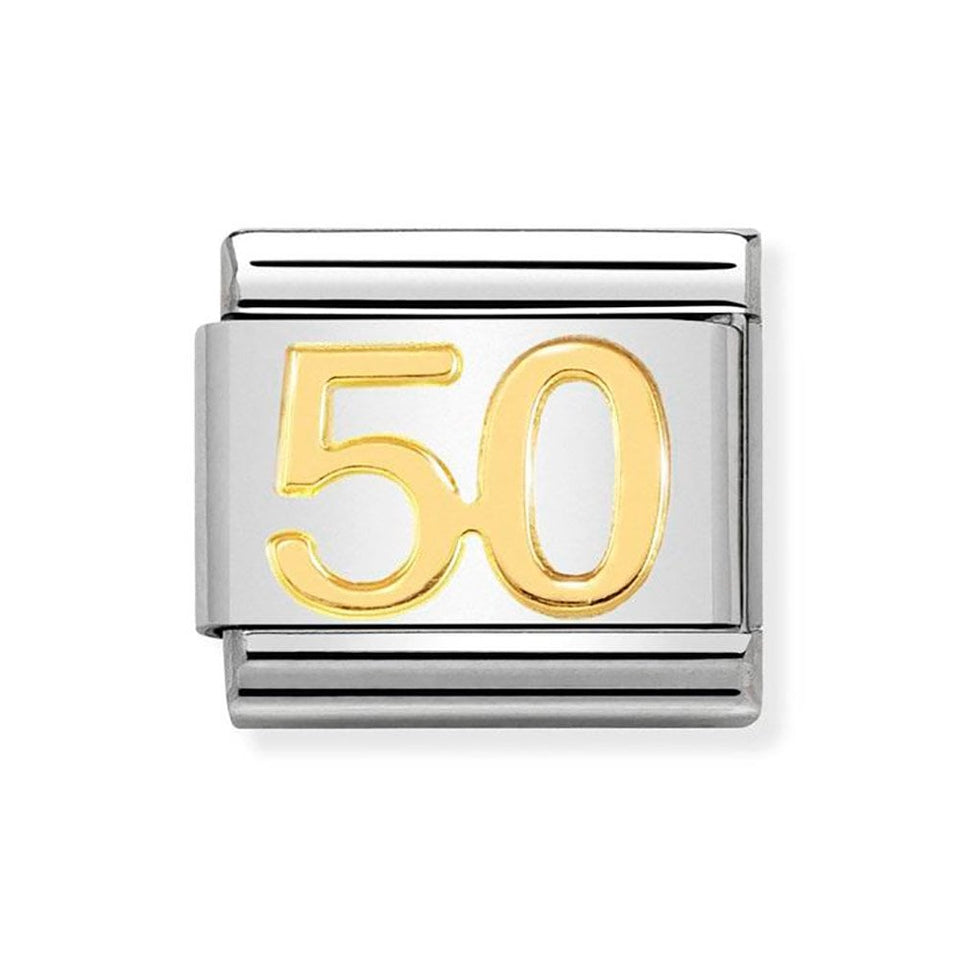 Nomination CLASSIC Gold Number '50' Charm