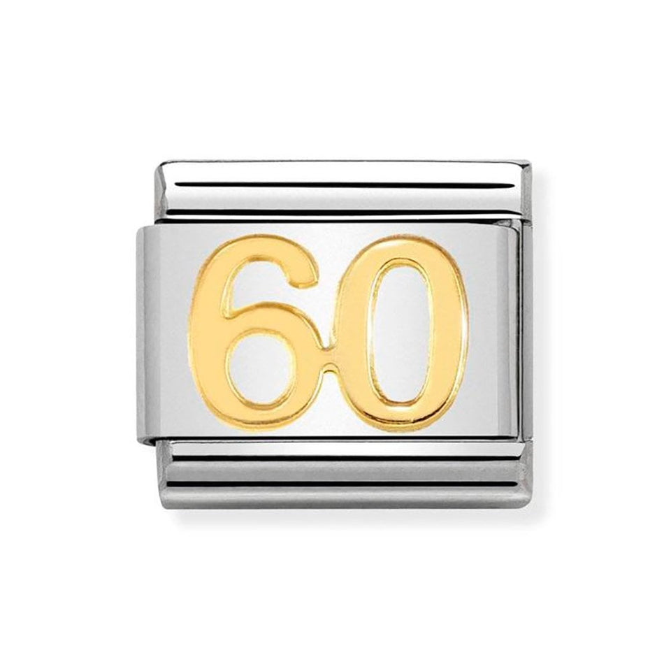 Nomination CLASSIC Gold Number '60' Charm