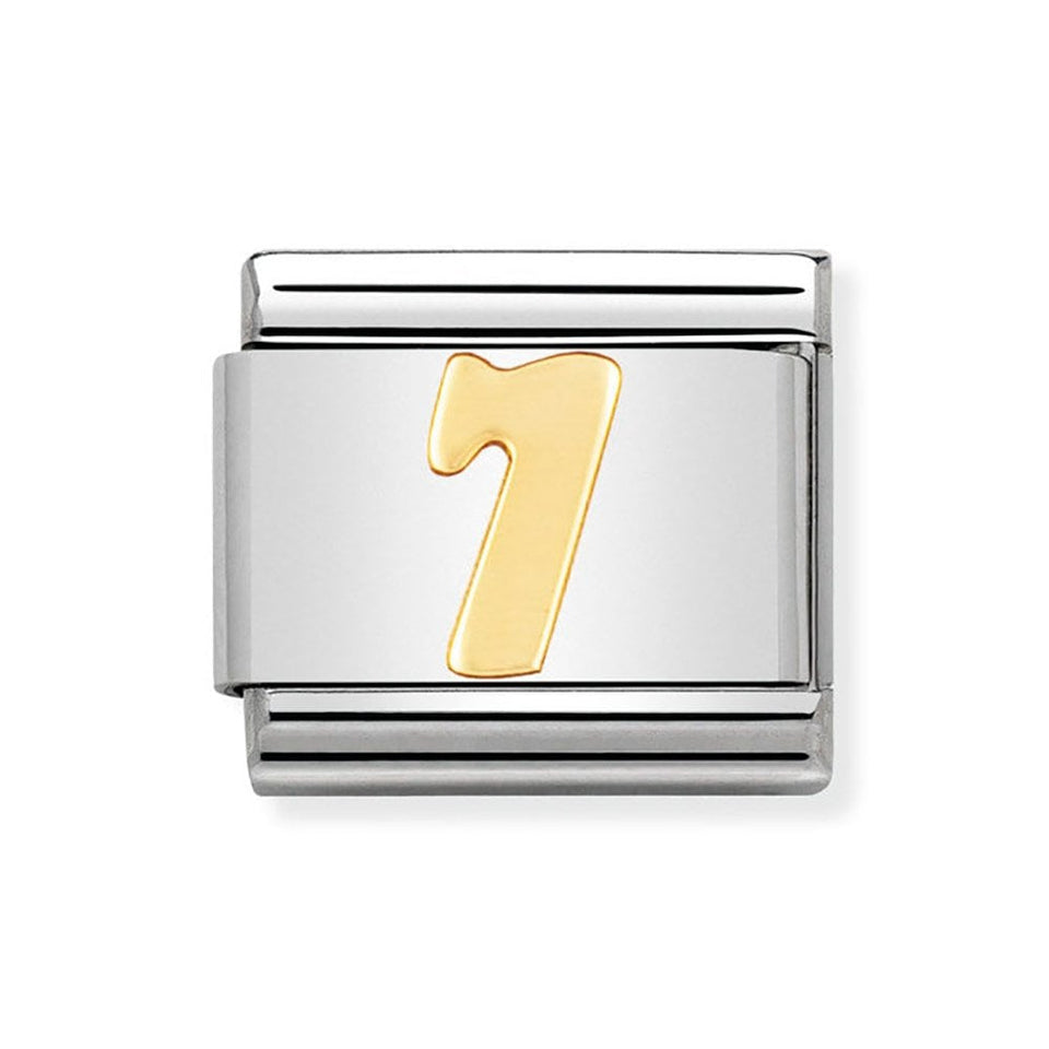 Nomination CLASSIC Gold Number '7' Charm