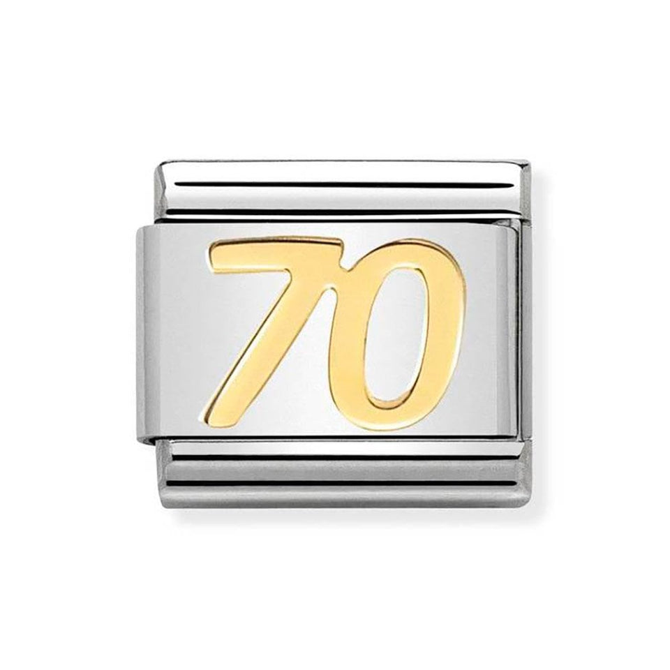 Nomination CLASSIC Gold Number '70' Charm