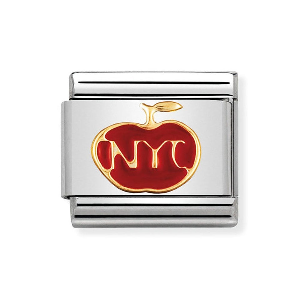 Nomination CLASSIC Gold 'NYC' The Big Apple Charm