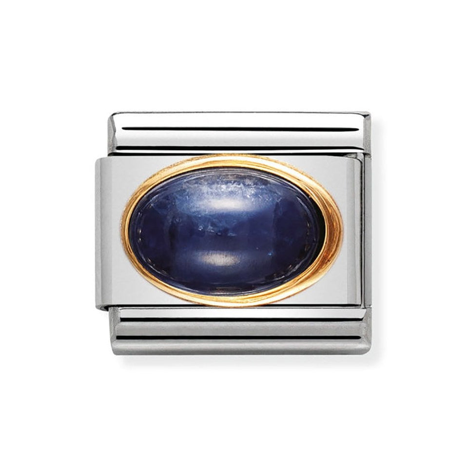 Nomination CLASSIC Gold Oval Sapphire Charm