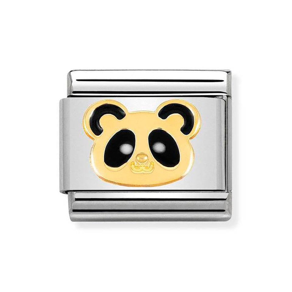 Nomination CLASSIC Gold Panda Head Charm