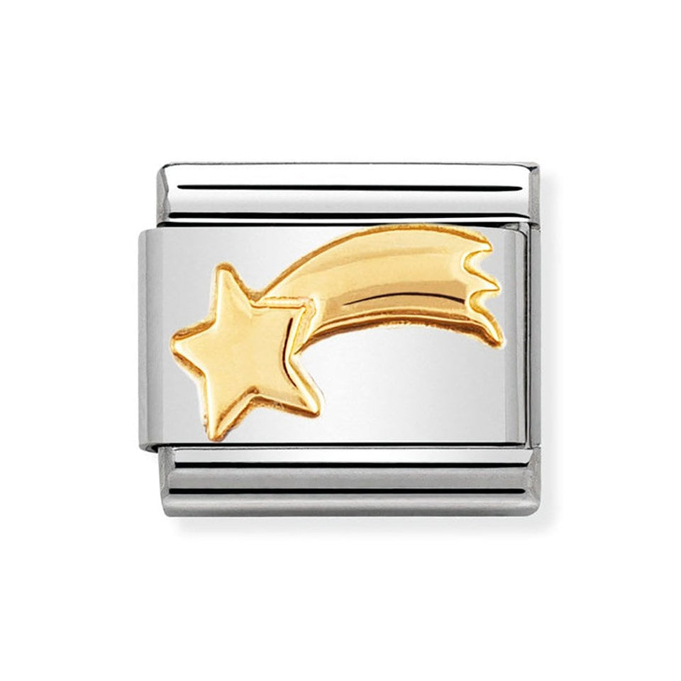 Nomination CLASSIC Gold Shooting Star Charm