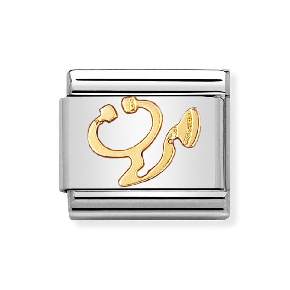 Nomination CLASSIC Gold Stethoscope Charm