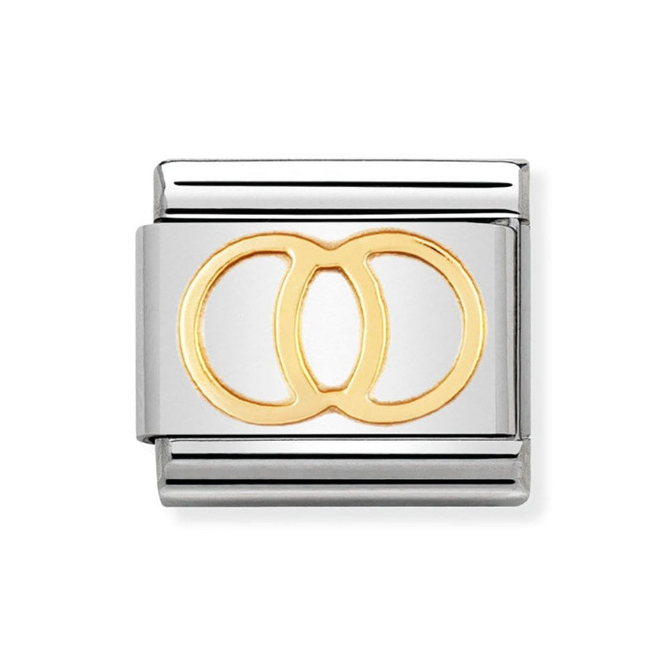 Nomination CLASSIC Gold Wedding Rings Charm