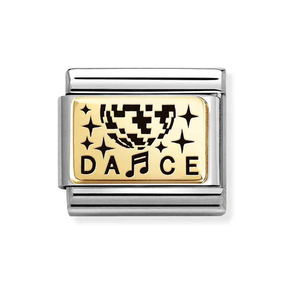 Nomination CLASSIC Gold World of Dance Charm