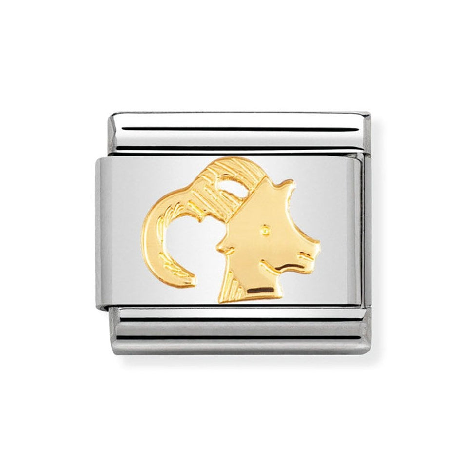 Nomination CLASSIC Gold Zodiac Capricorn Charm