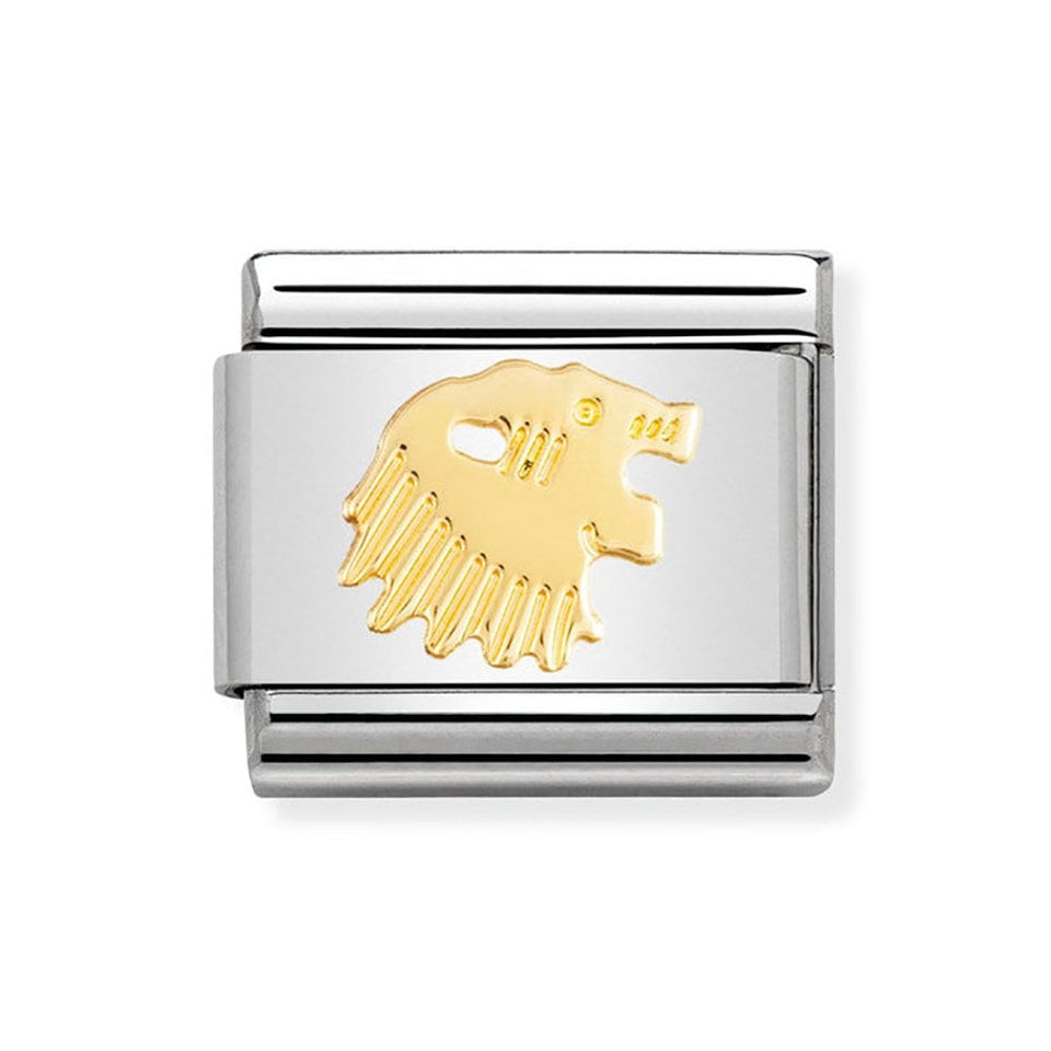 Nomination CLASSIC Gold Zodiac Leo Charm