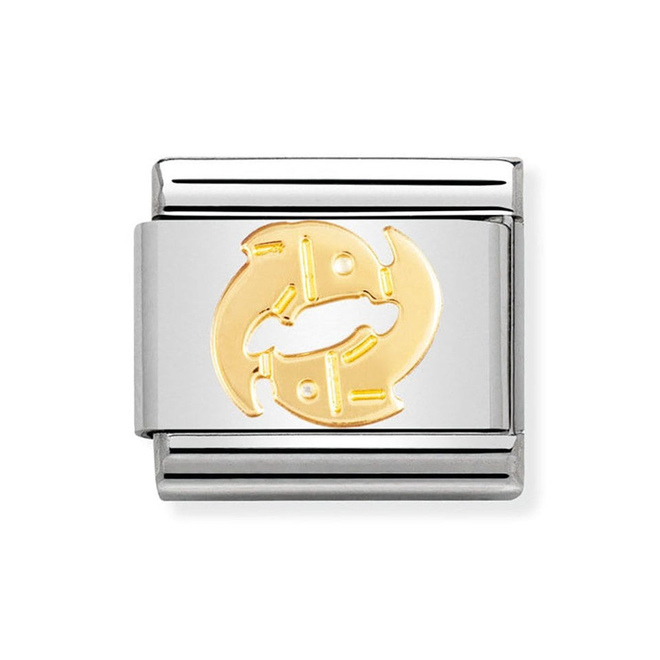 Nomination CLASSIC Gold Zodiac Pisces Charm