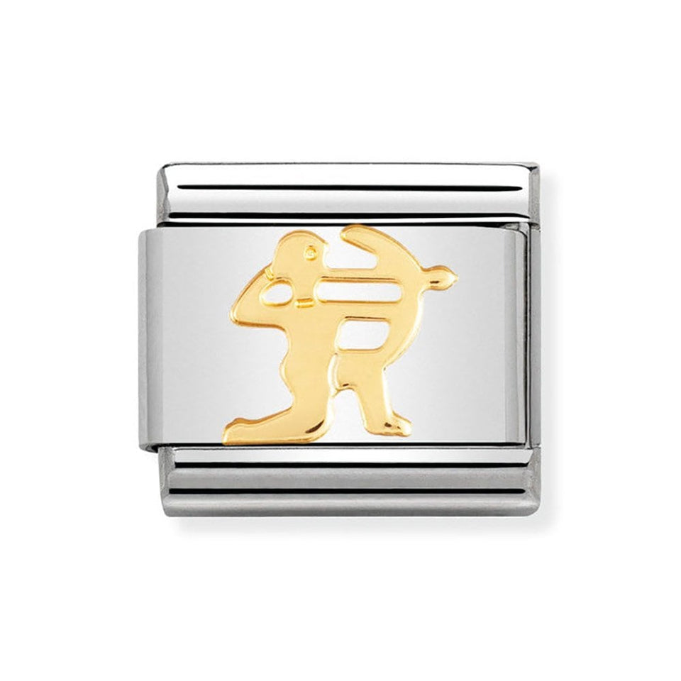 Nomination CLASSIC Gold Zodiac Sagittarius Charm
