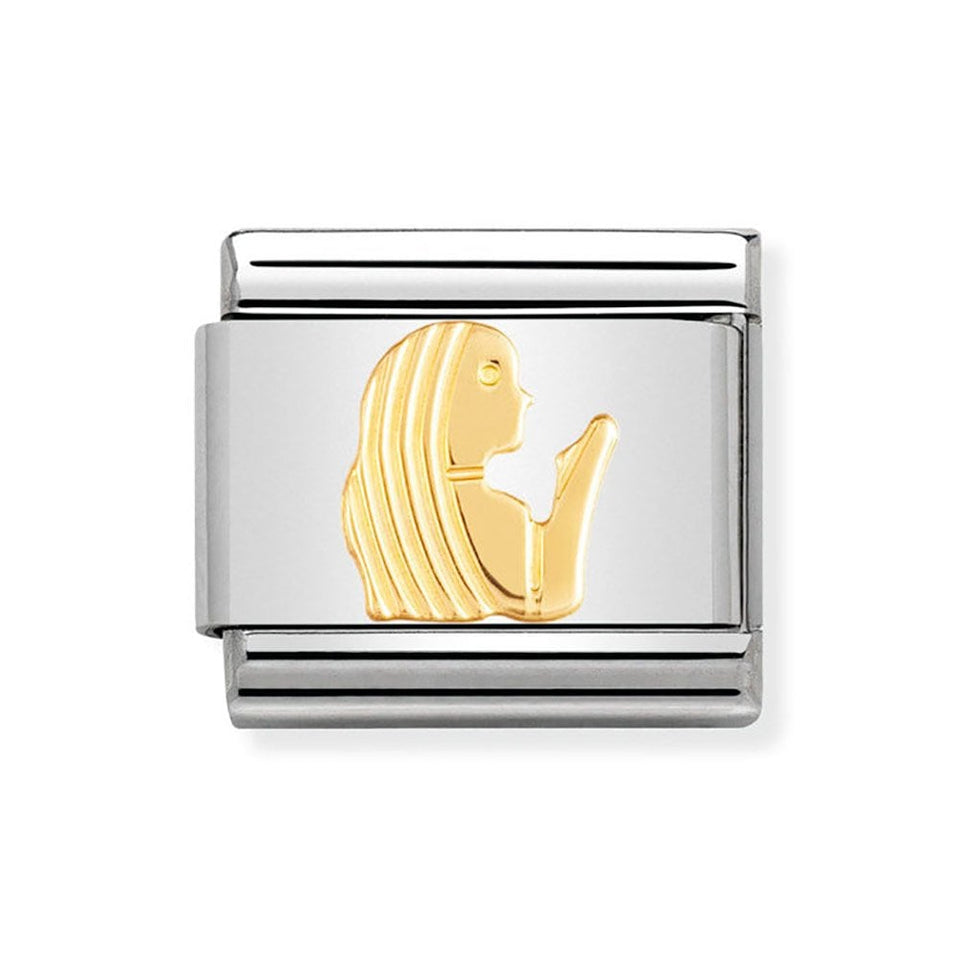 Nomination CLASSIC Gold Zodiac Virgo Charm