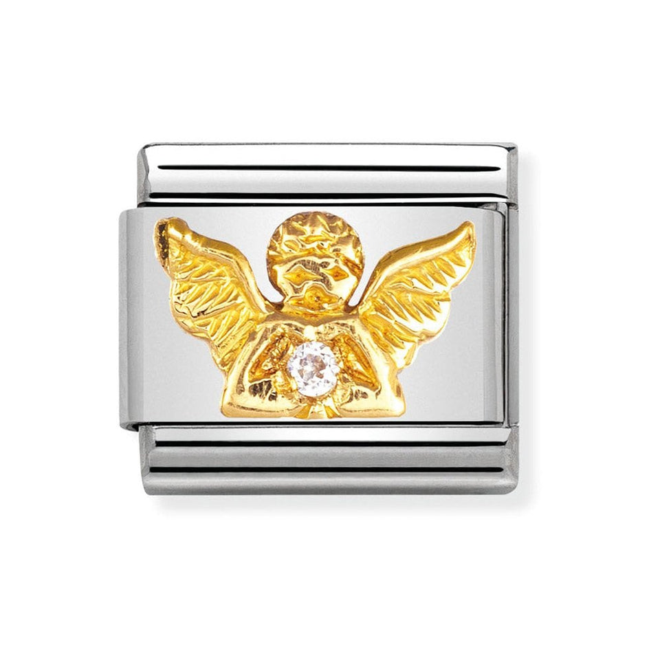 Nomination CLASSIC Italy Stone Set Angel Charm