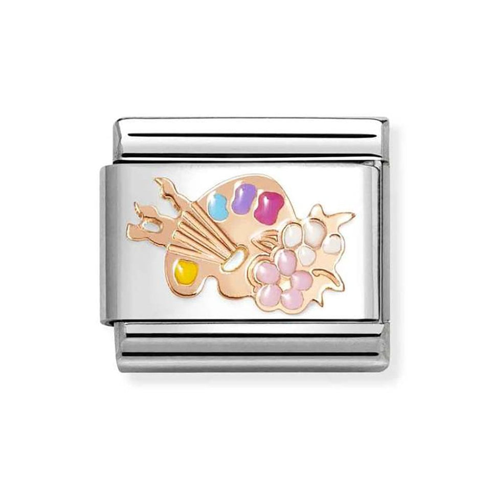 Nomination CLASSIC Rose Artists Palette Charm