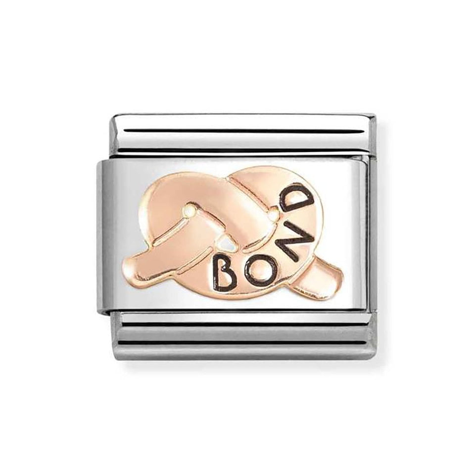 Nomination CLASSIC Rose Bond Promises Knot Charm