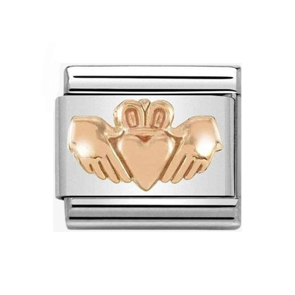 Nomination CLASSIC Rose Claddagh With Hearts Charm