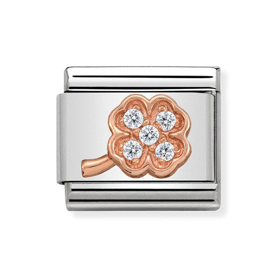 Nomination CLASSIC Rose Clover Charm
