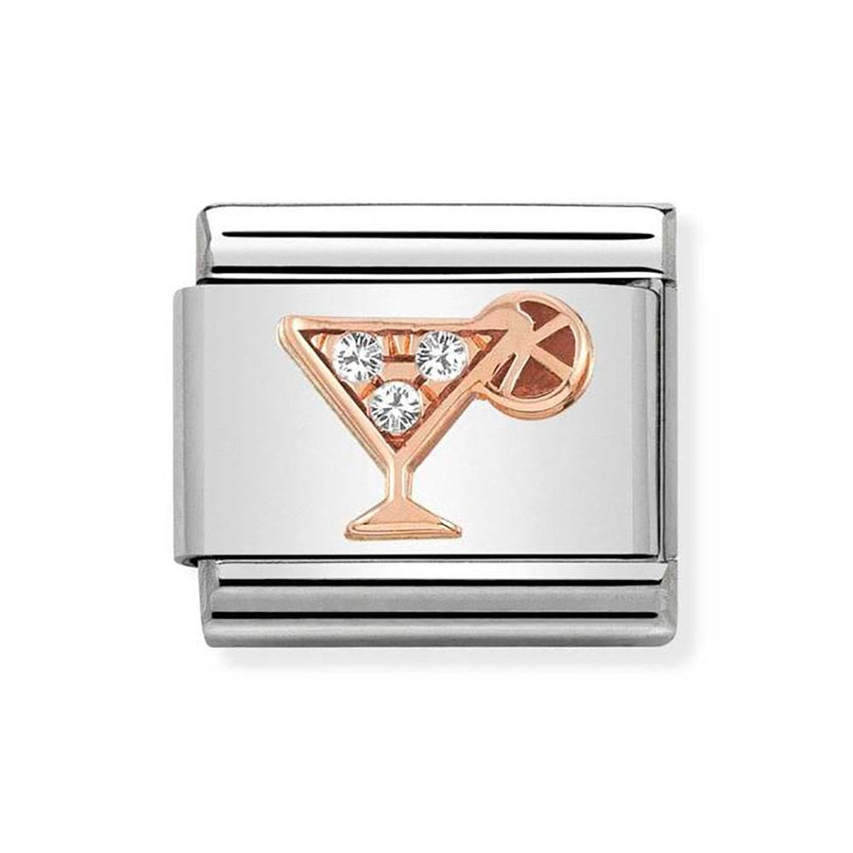 Nomination CLASSIC Rose Cocktail Charm