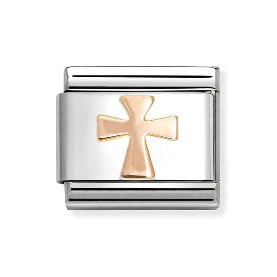 Nomination CLASSIC Rose Cross Charm
