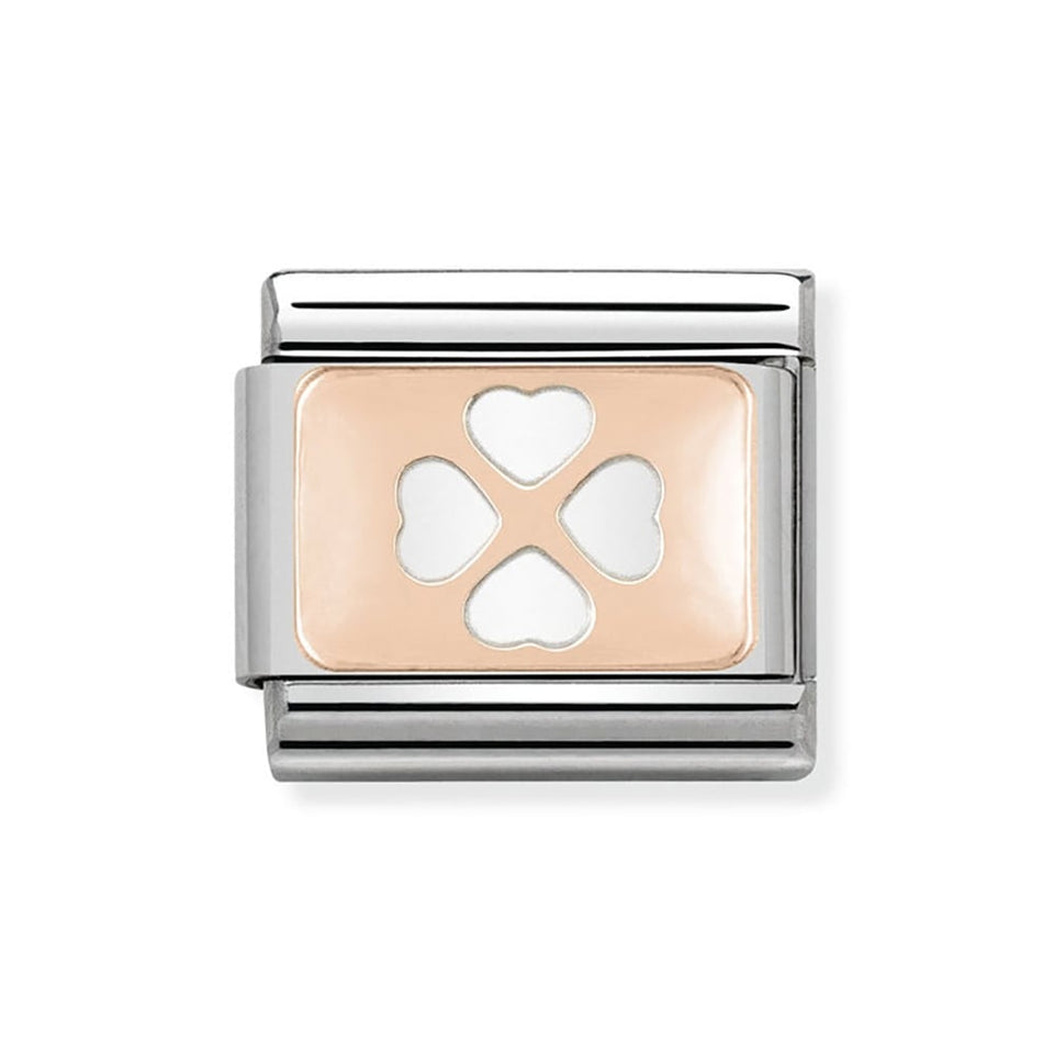 Nomination CLASSIC Rose Cut Out Clover Charm