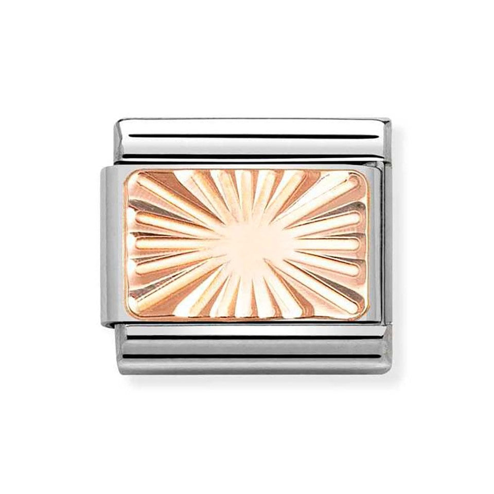 Nomination CLASSIC Rose Diamond Cut Etched Charm