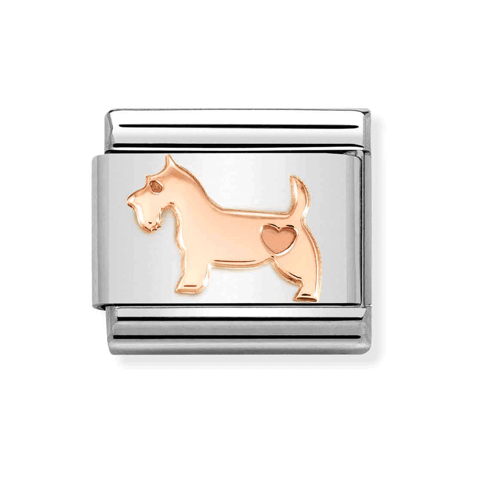 Nomination CLASSIC Rose Dog Charm