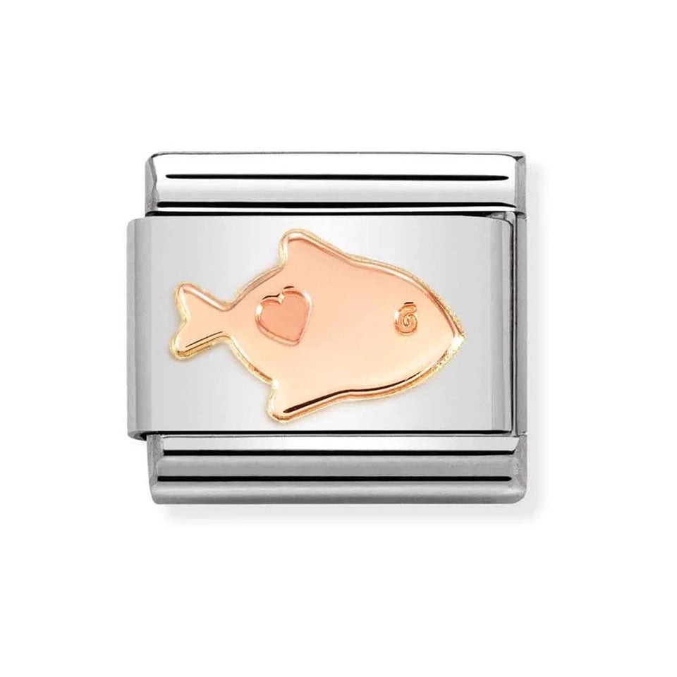 Nomination CLASSIC Rose Fish Charm