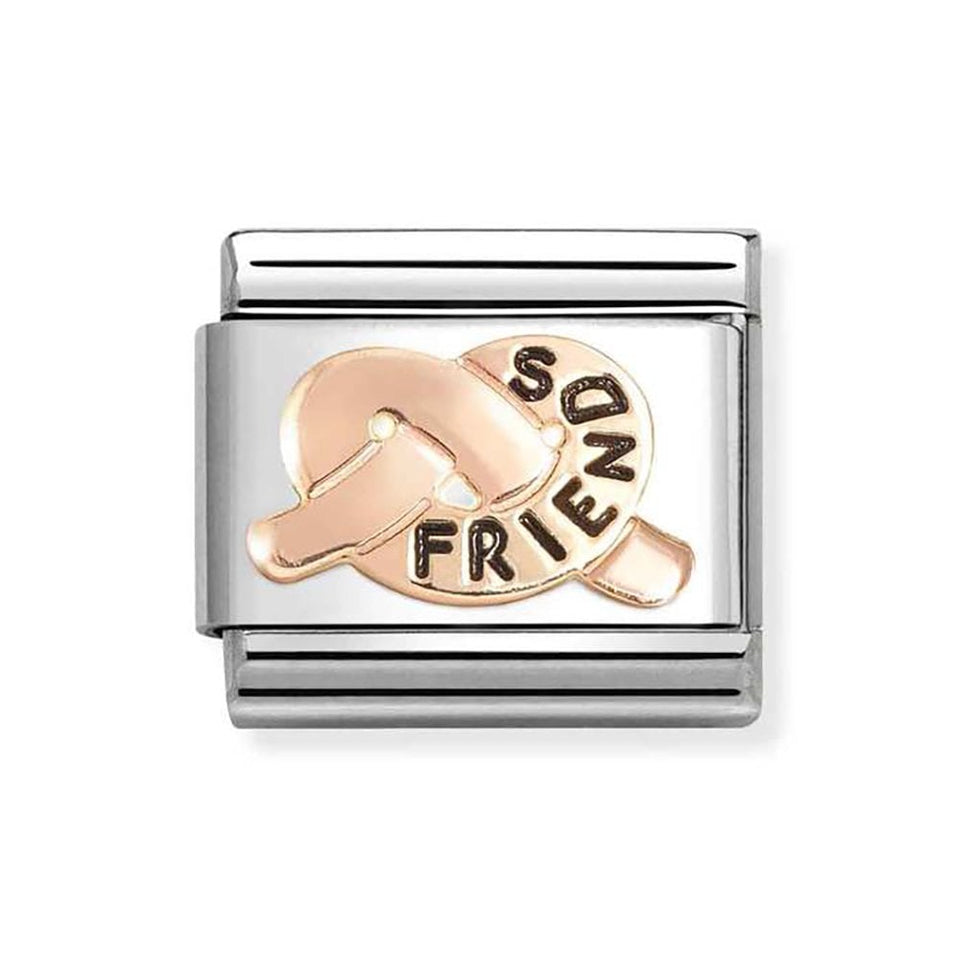 Nomination CLASSIC Rose Friends Promises Knot Charm