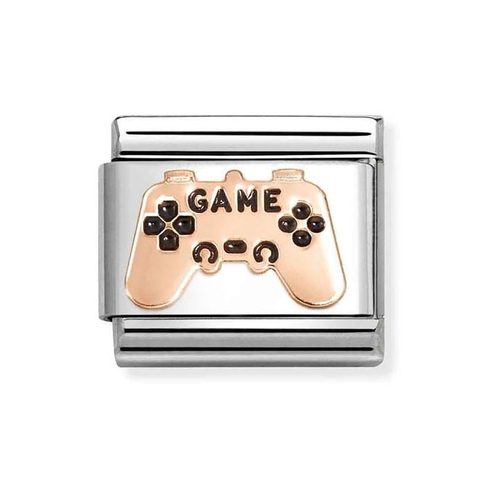 Nomination CLASSIC Rose Game Controller Charm