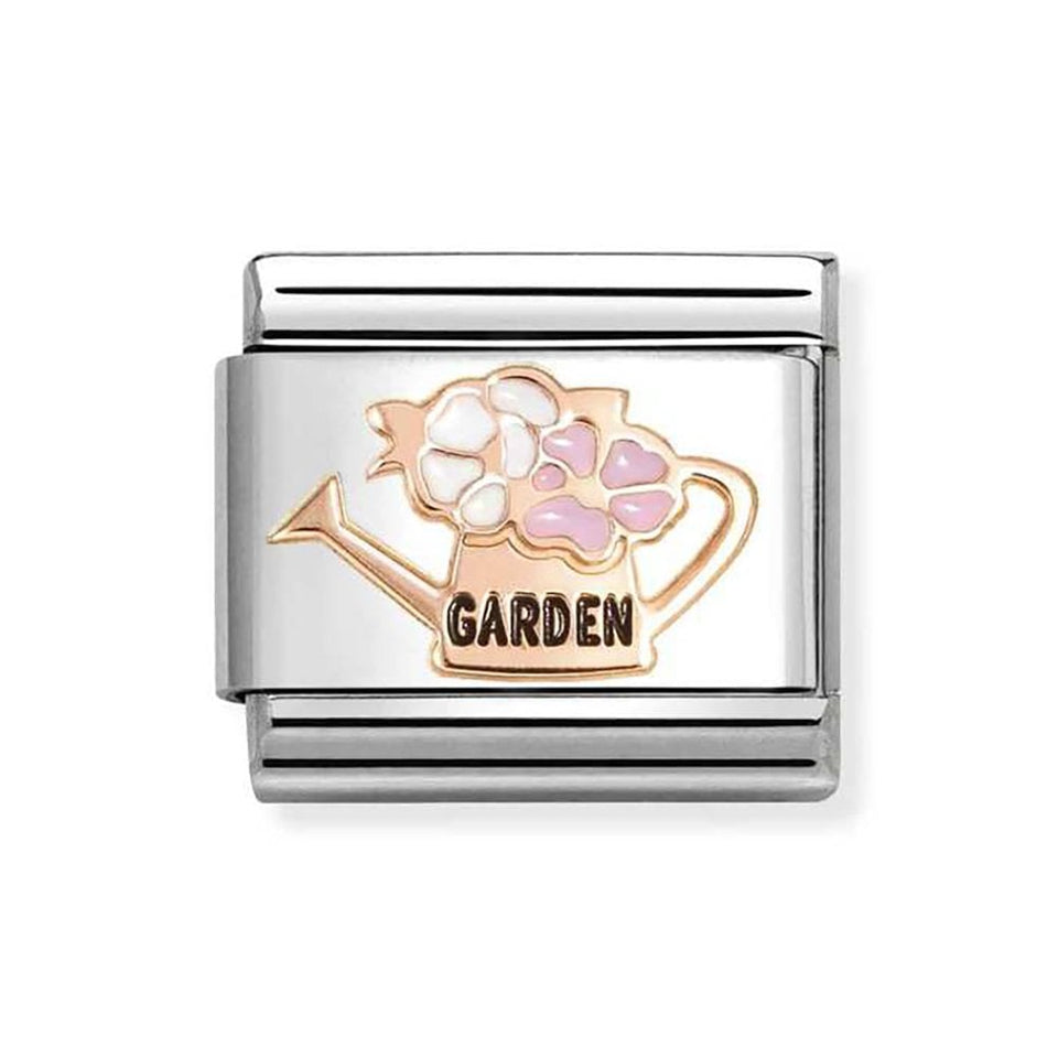 Nomination CLASSIC Rose Garden Watering Can Charm
