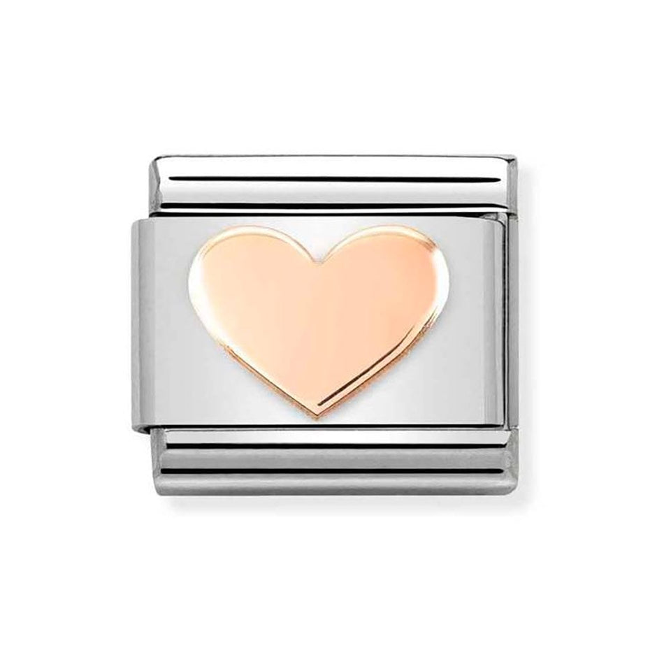 Nomination CLASSIC Rose Heart Charm