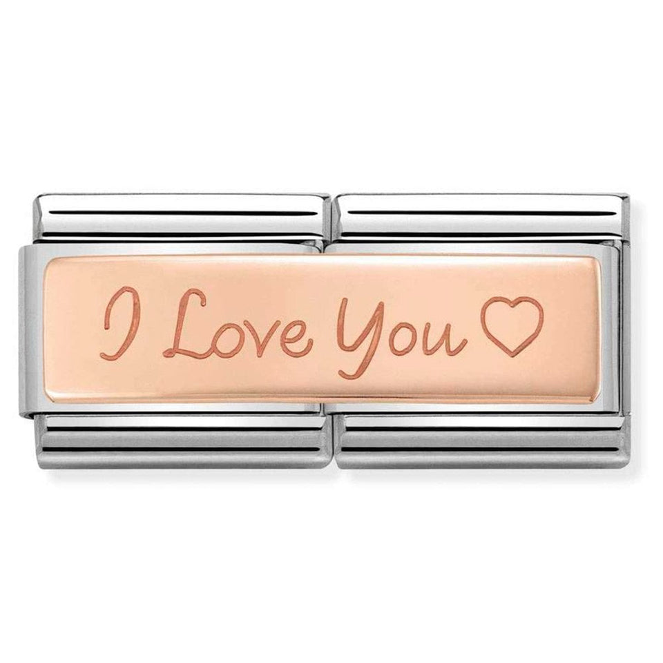 Nomination CLASSIC Rose 'I LOVE YOU' Charm