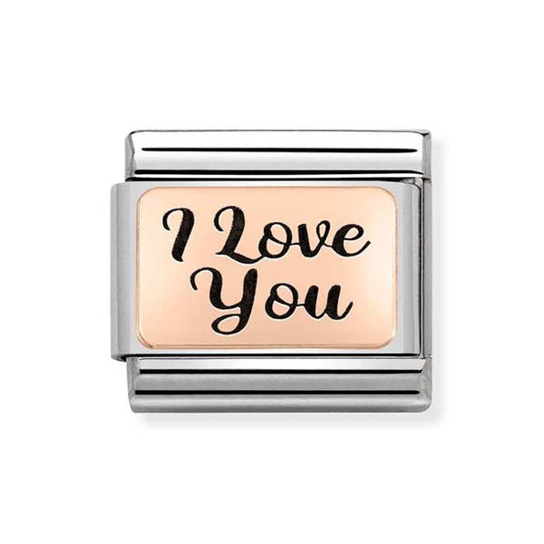 Nomination CLASSIC Rose 'I Love You' Charm