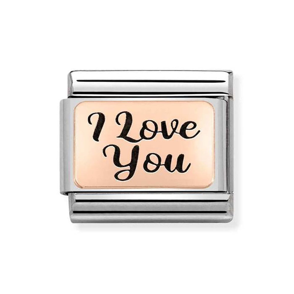 Nomination CLASSIC Rose 'I Love You' Charm