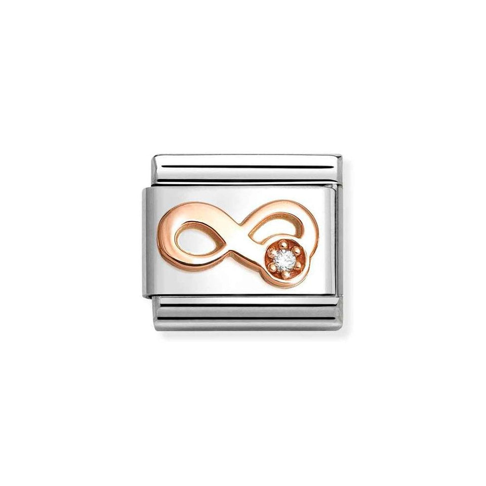 Nomination CLASSIC Rose Infinity with Stone Charm