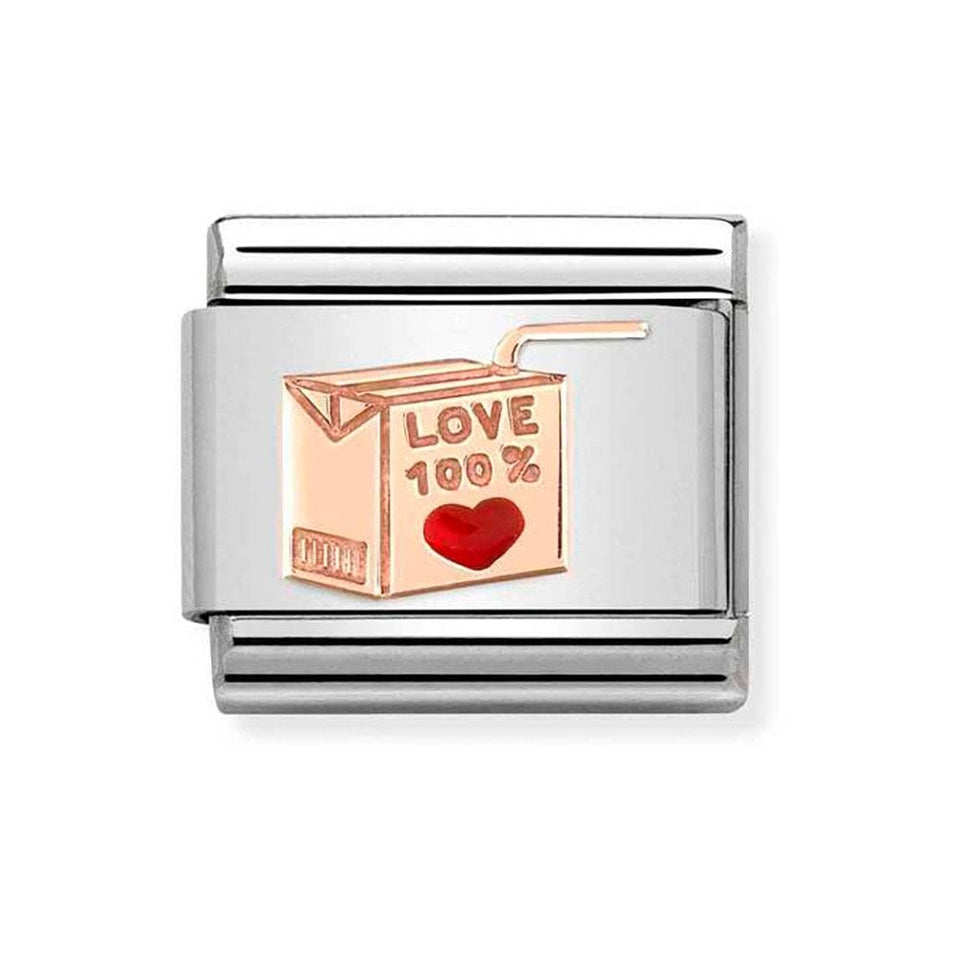 Nomination CLASSIC Rose Juice Box Love Charm