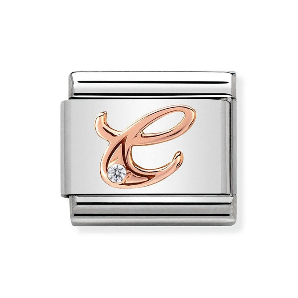 Nomination CLASSIC Rose Letter 'C' Charm