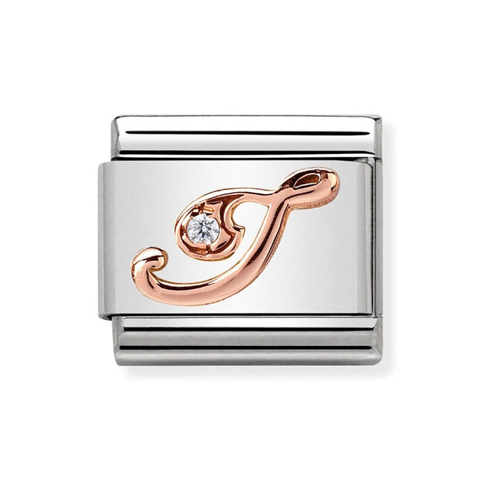 Nomination CLASSIC Rose Letter 'I' Charm