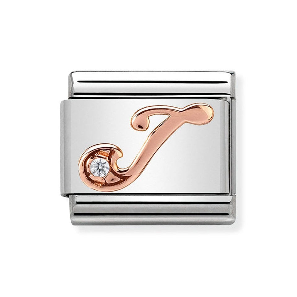 Nomination CLASSIC Rose Letter 'J' Charm