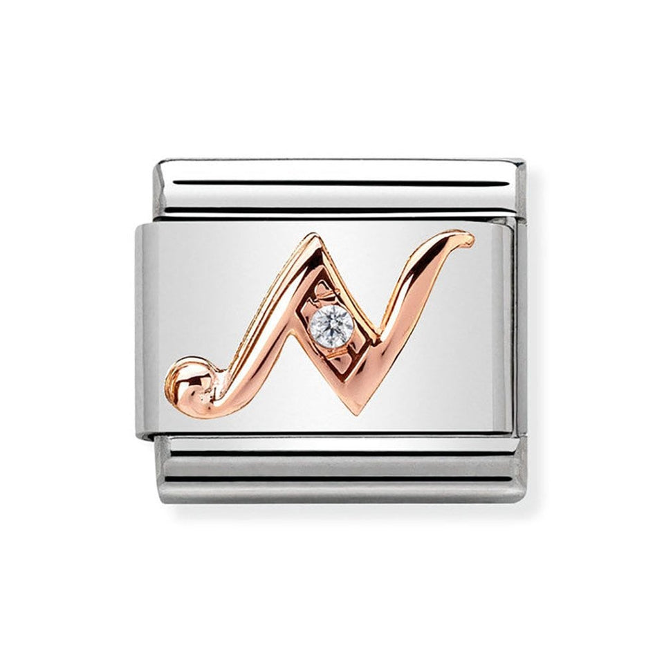 Nomination CLASSIC Rose Letter 'N' Charm