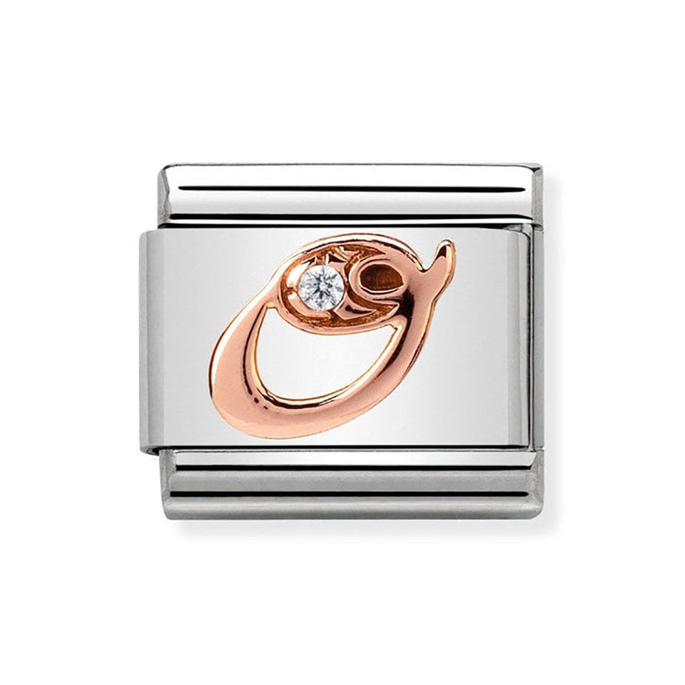 Nomination CLASSIC Rose Letter 'O' Charm