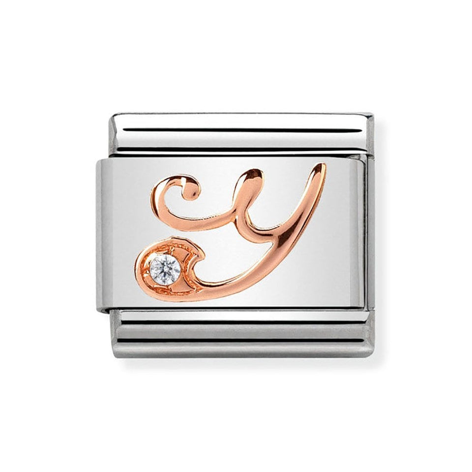 Nomination CLASSIC Rose Letter 'Y' Charm
