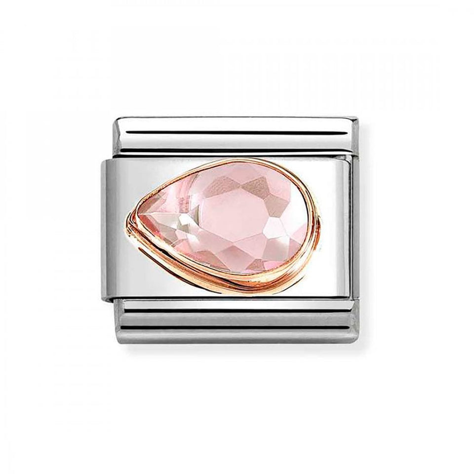 Nomination CLASSIC Rose Light Pink Drop Left Charm