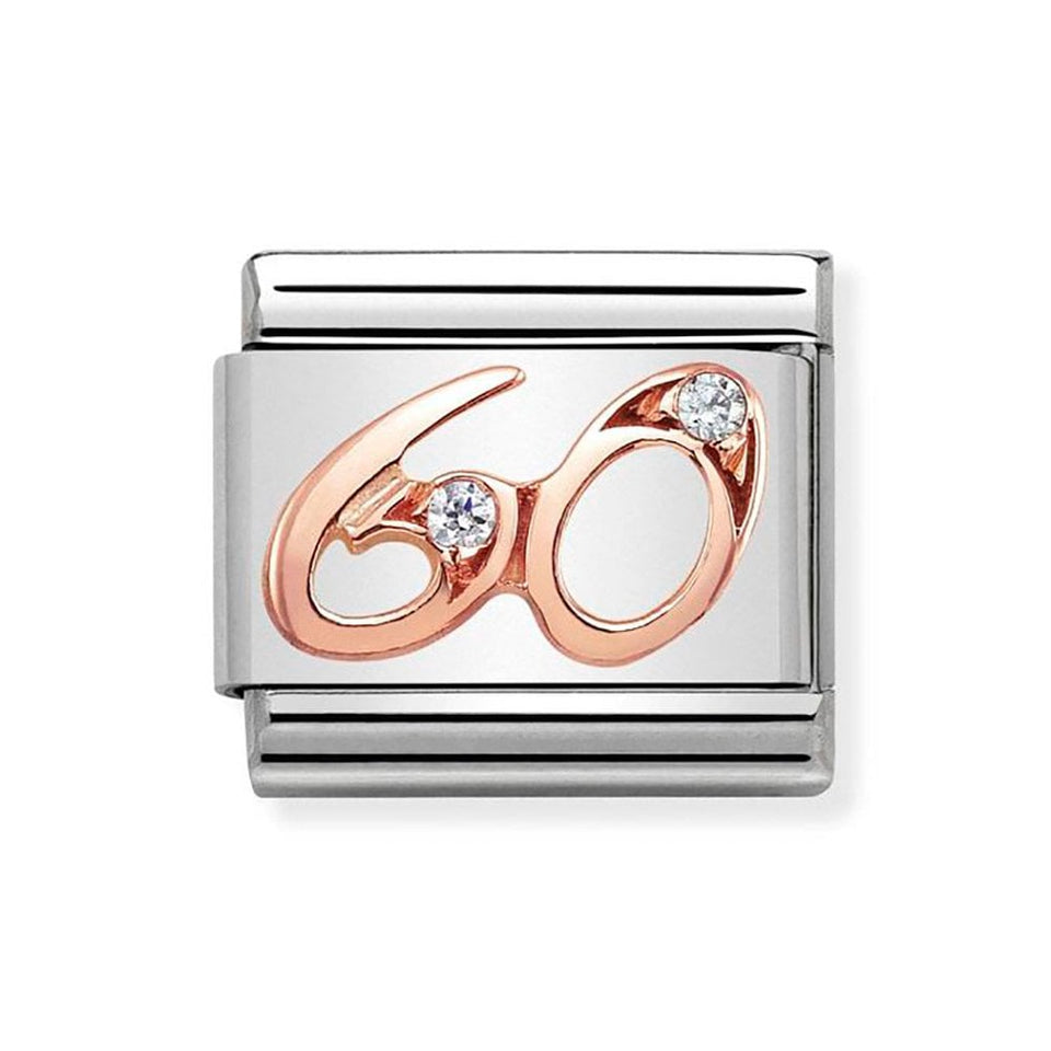 Nomination CLASSIC Rose Number '60' Charm