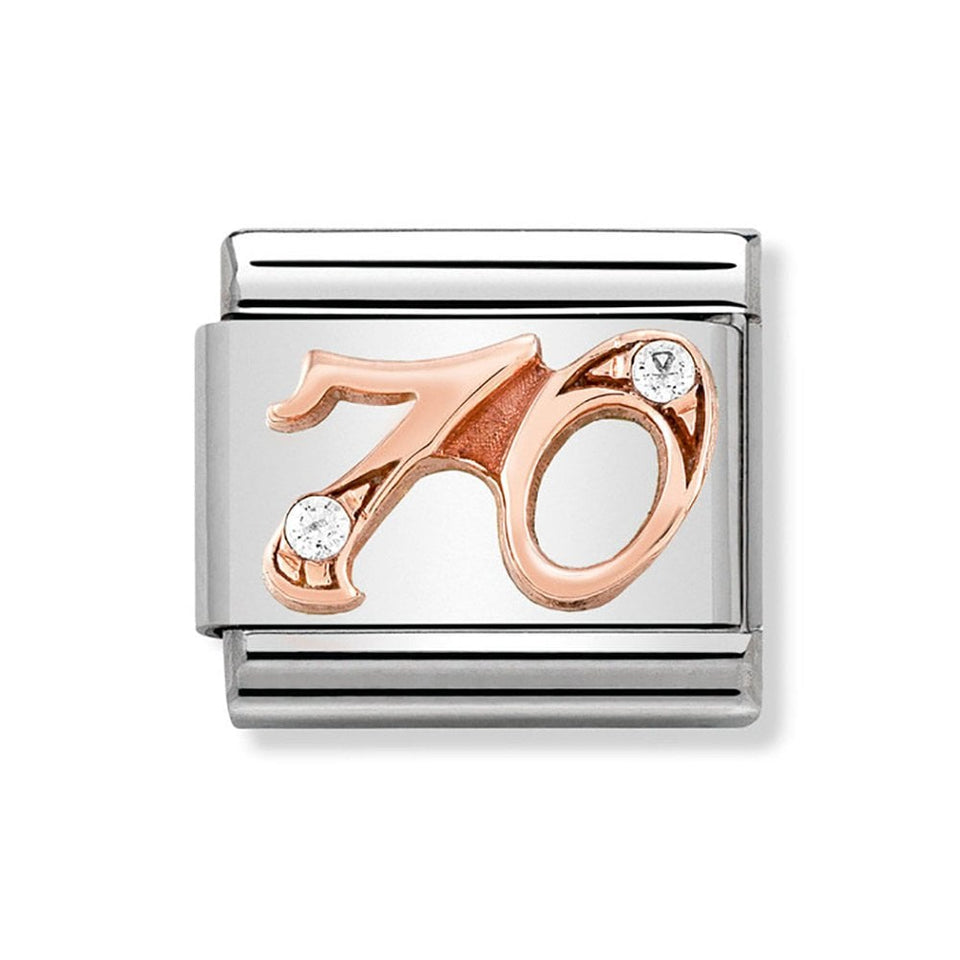 Nomination CLASSIC Rose Number '70' Charm