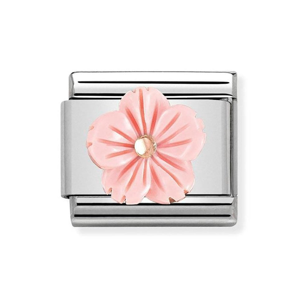 Nomination CLASSIC Rose Pink Flower Charm